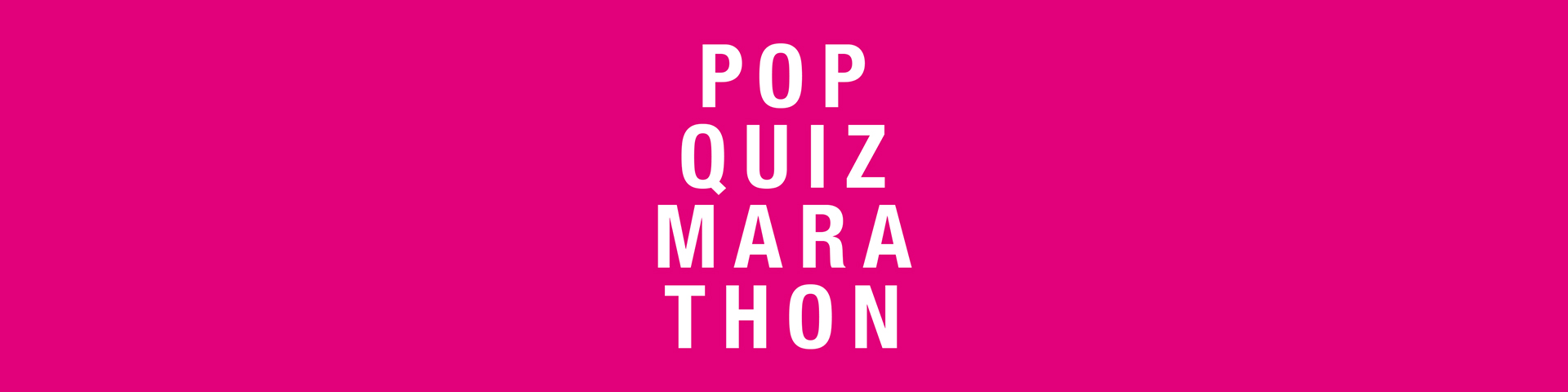 Popquiz Marathon | Arnhem Popquiz Marathon | Arnhem